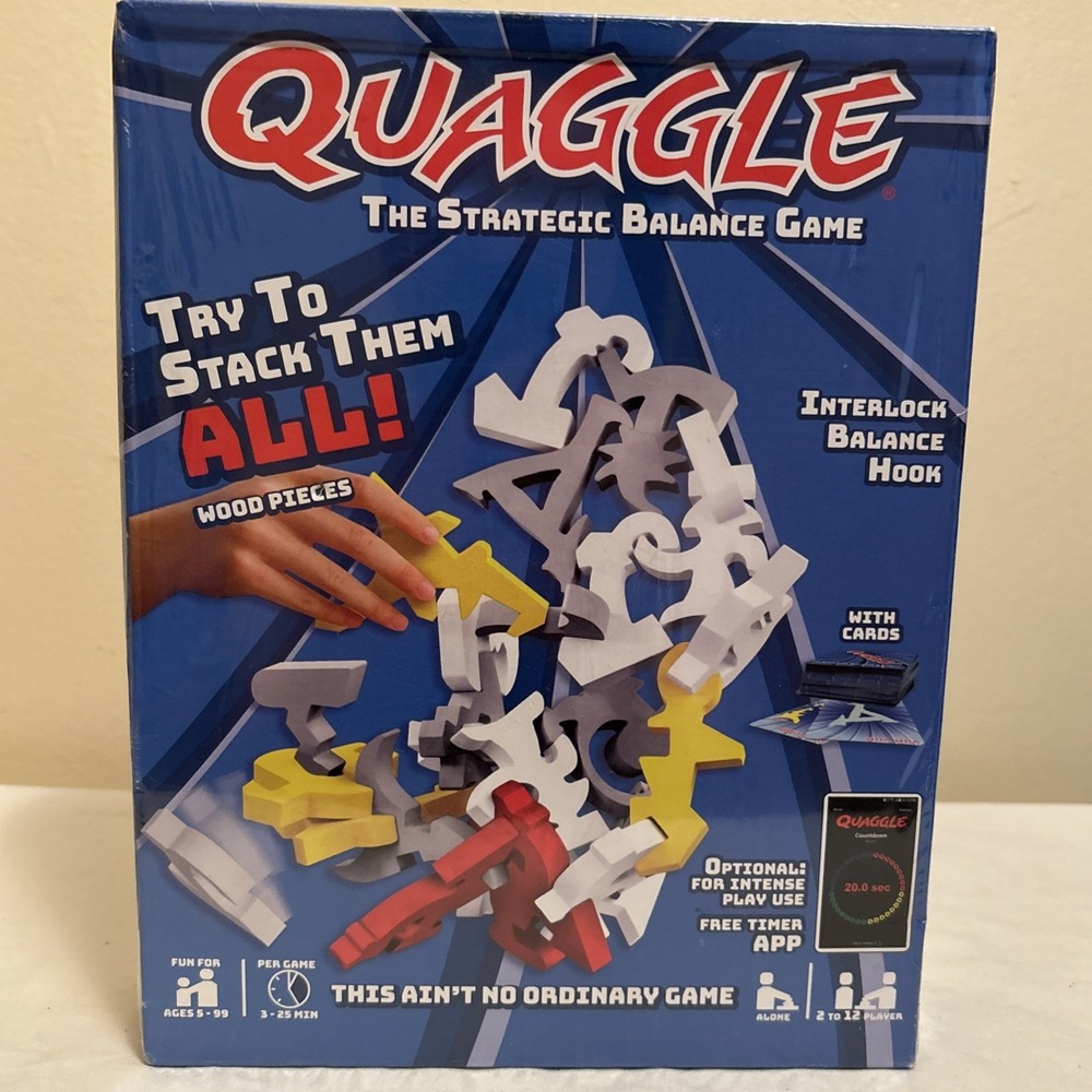 FunSparks Quaggle Strategic Balance Game Wood Pieces NEW QL1001